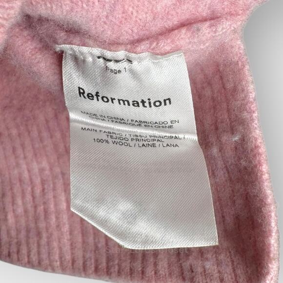 Reformation Pink Crew Neck Sweater - Picture 6 of 11